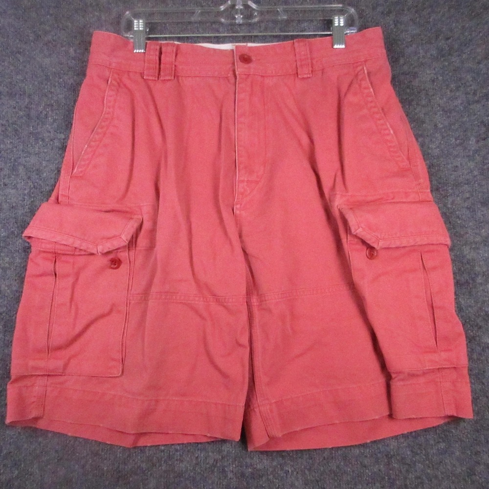 Polo Ralph Lauren Shorts Mens 34 Pink Cargo Chino 10" Inseam Classic Casual